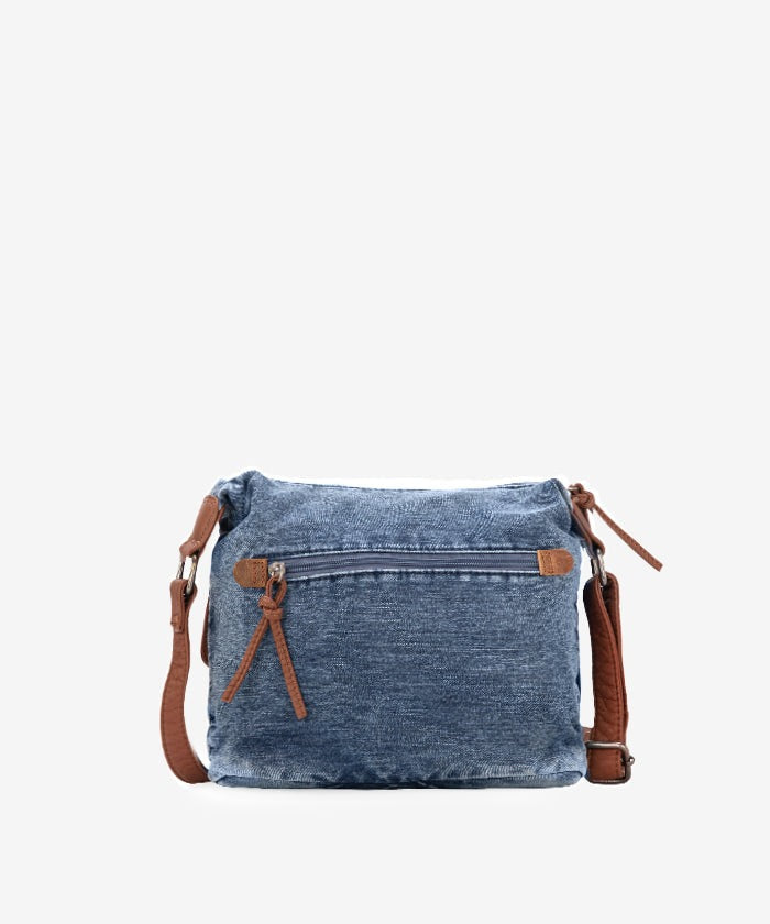 The Fancy Blue Jean Tooled Wrangler Crossbody Purse