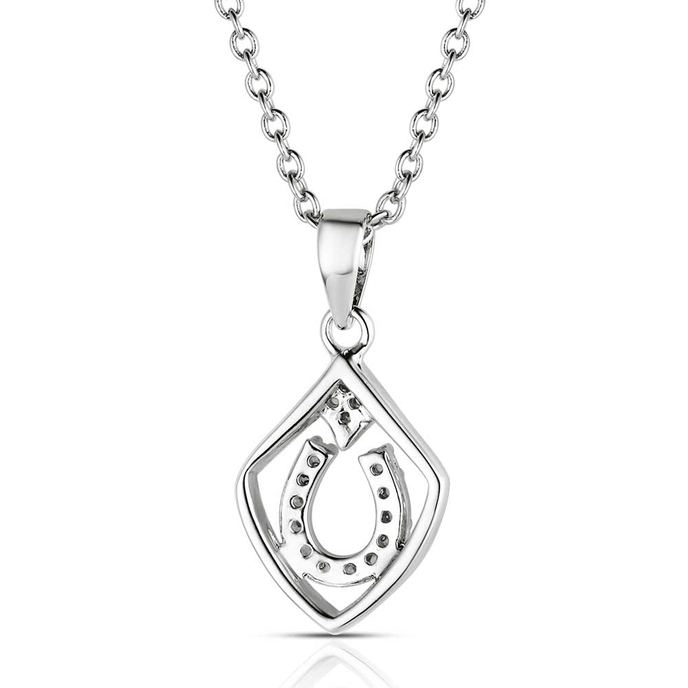Shielded In Horseshoes Necklace by Montana Silversmiths