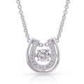 Dancing with Luck Horseshoe Necklace by Montana Silversmiths