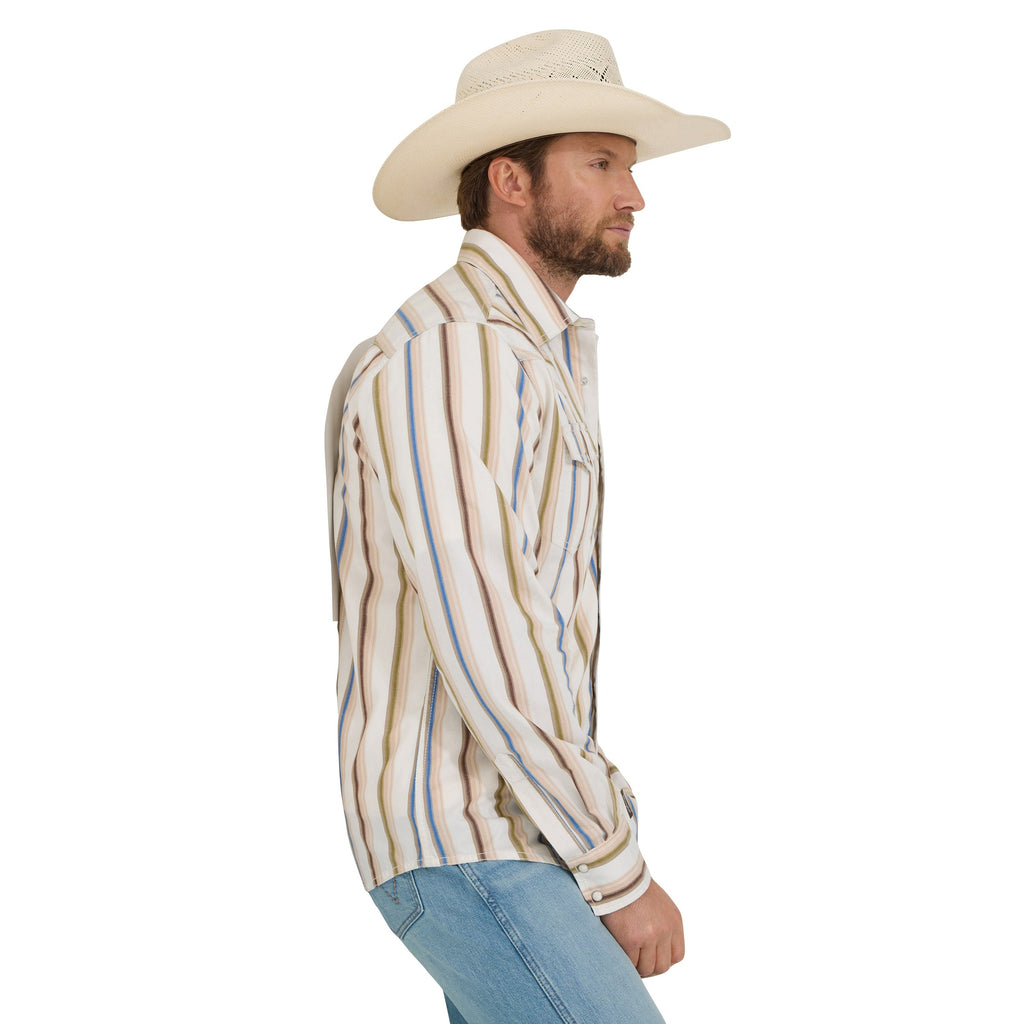 The Benson Retro Pearl Snap Shirt by Wrangler