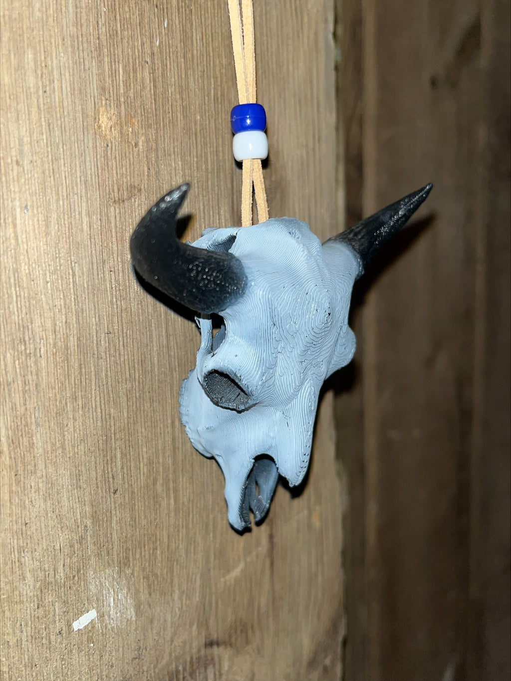Steer Skull Car Dangle - Assorted Colours