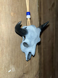 Steer Skull Car Dangle - Assorted Colours