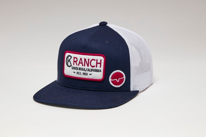 Next Level Trucker Hat by Kimes Ranch in Navy
