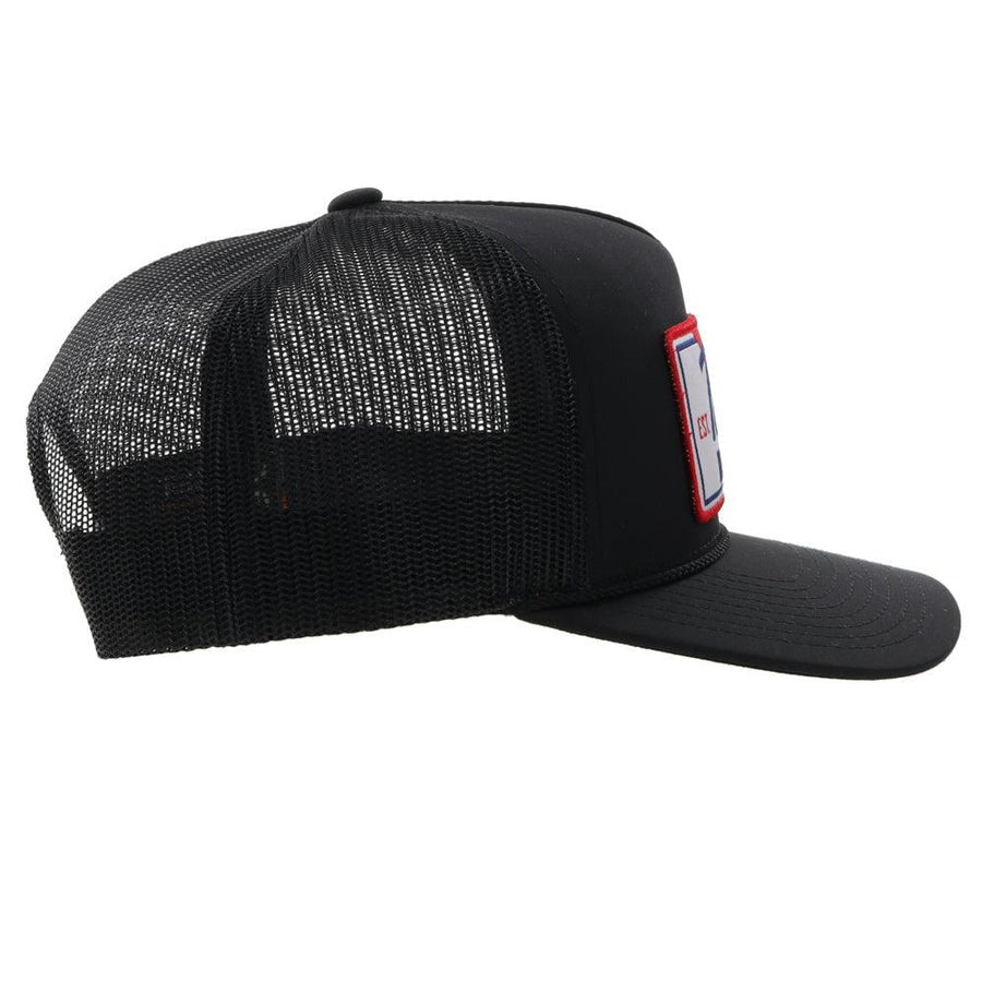Pabst Flag Hat by Hooey Black/Black