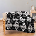 Tequila a little Time Black Mink Aztec Throw Blanket