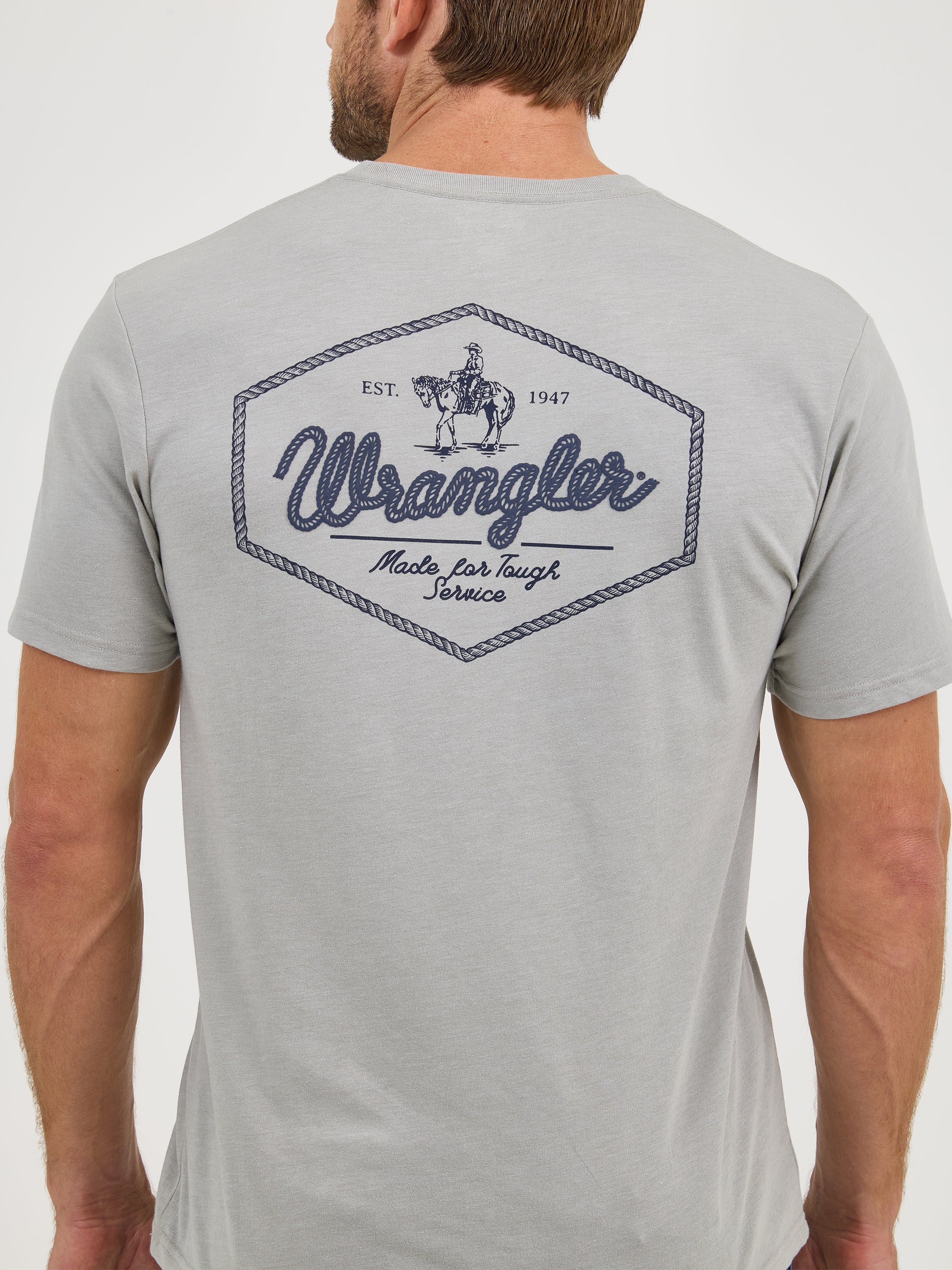 "Made for Tough Service" Tee by Wrangler