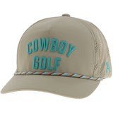 Cowboy Golf Hat by Hooey in Desert Tan