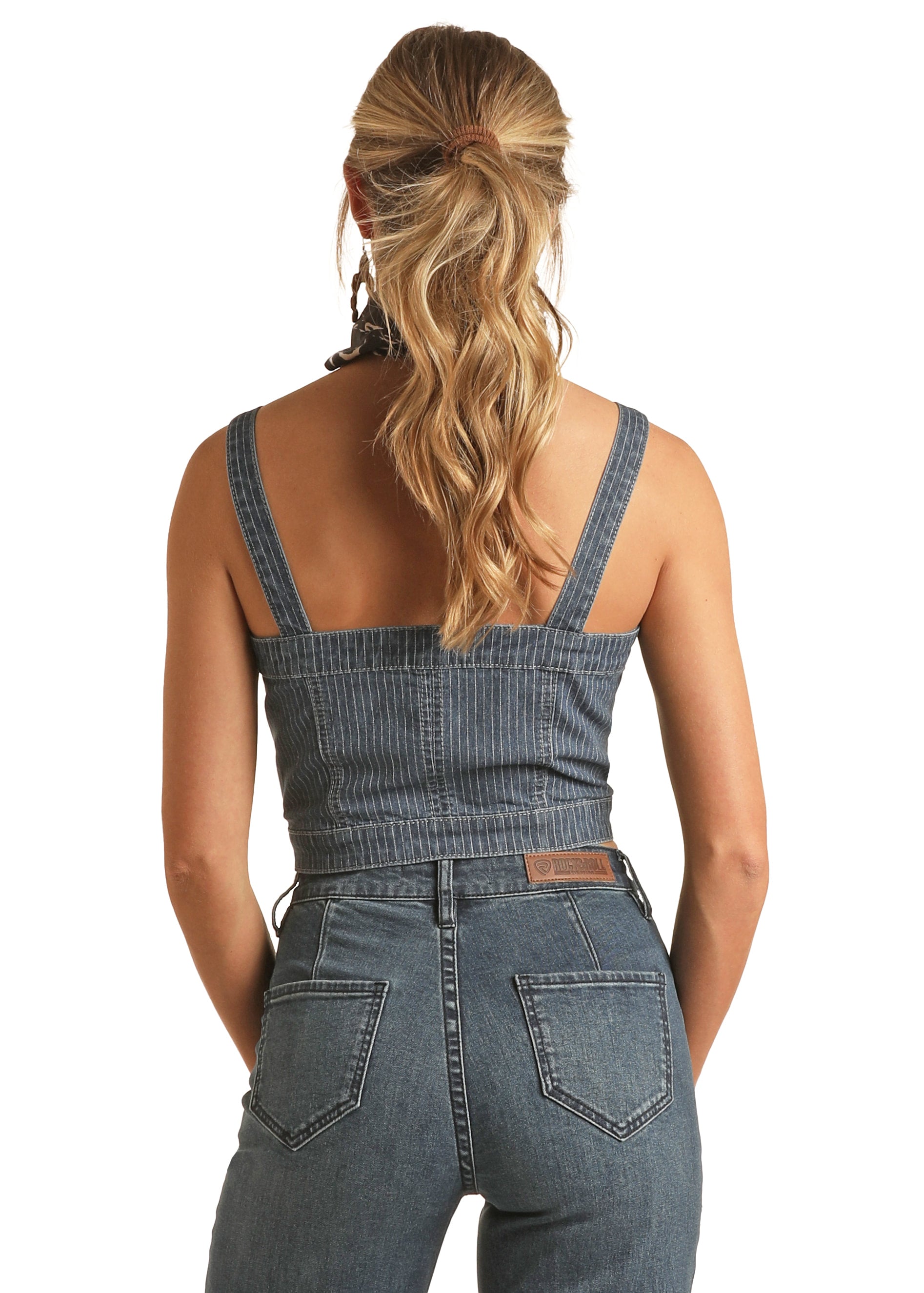 The Quincey Demim Corset Top