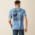 The Quality Hereford Tee by ARIAT in Heron Blue