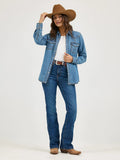 The Camrose Dark Wash Bailey High Rise Jeans by Wrangler