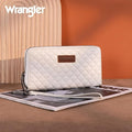 The Cassie Quilted Wallet by Wrangler - Cream