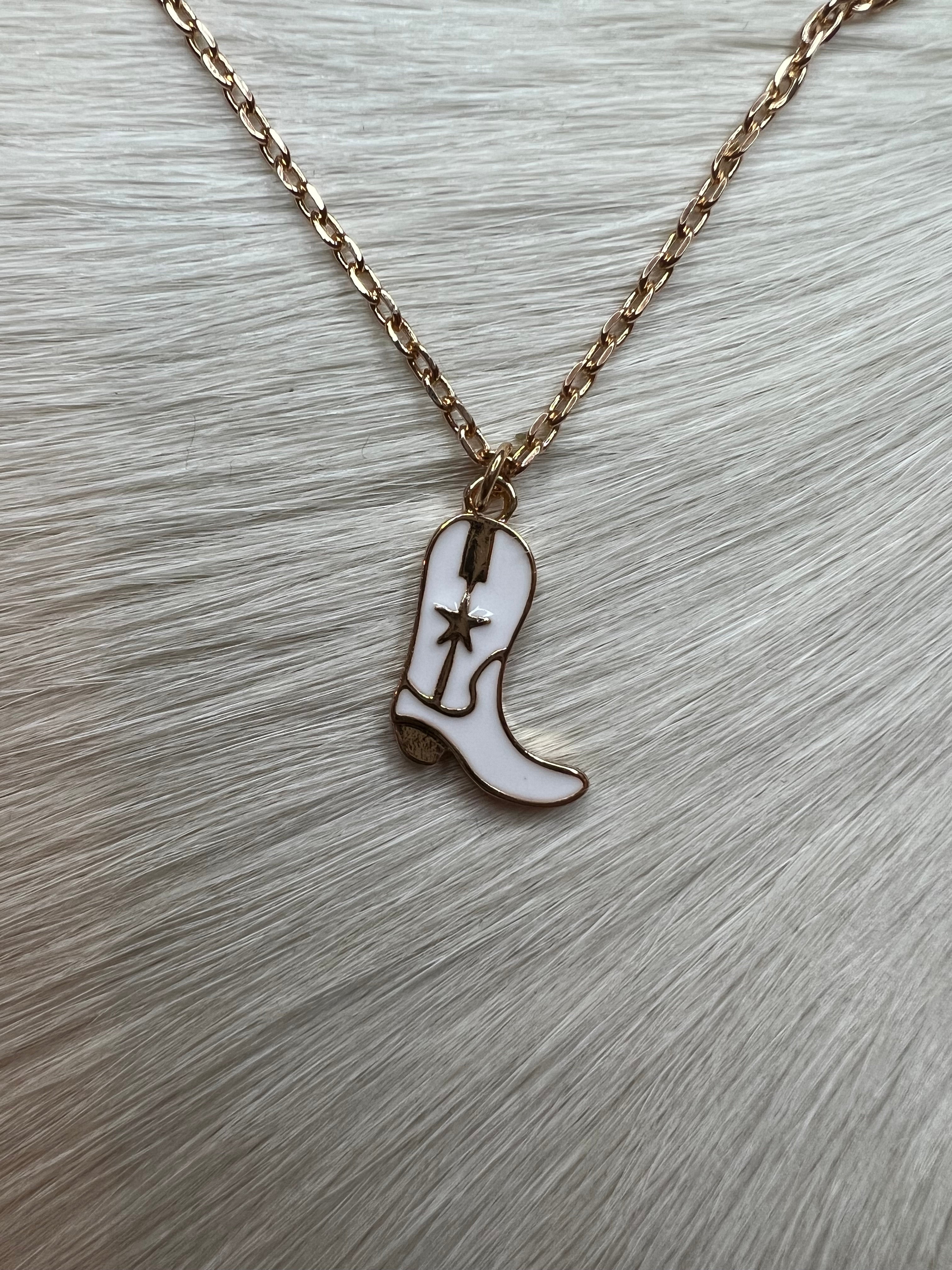 White Loanstar Kicker Necklace