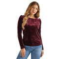 The Audra Velvet Top by Wrangler Retro