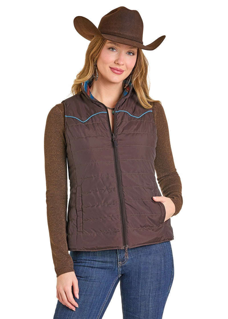The Chocolate Horse Delight Vest by Panhandle Slim