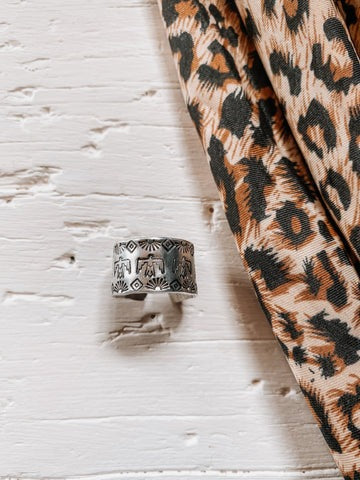 Thunderbird Fiesta Adjustable Ring -