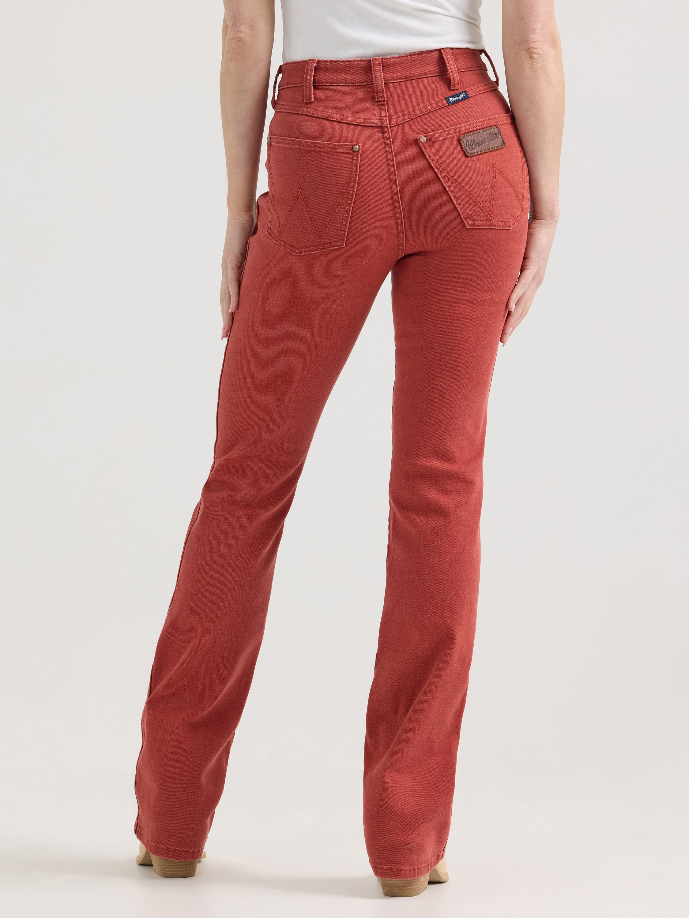 Candy Apple Red Bailey High Rise Jeans by Wrangler