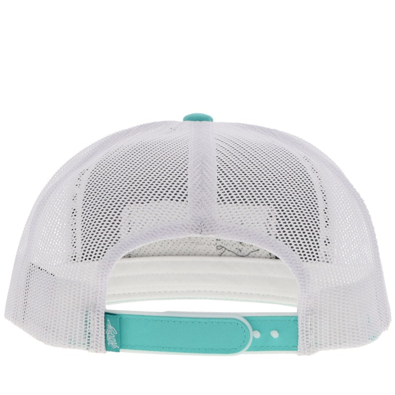Rodeo Hooey Hat - Turquoise/White