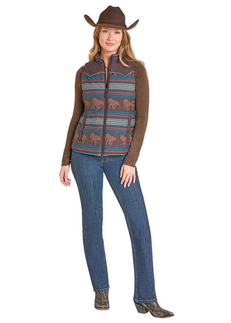 The Chocolate Horse Delight Vest by Panhandle Slim