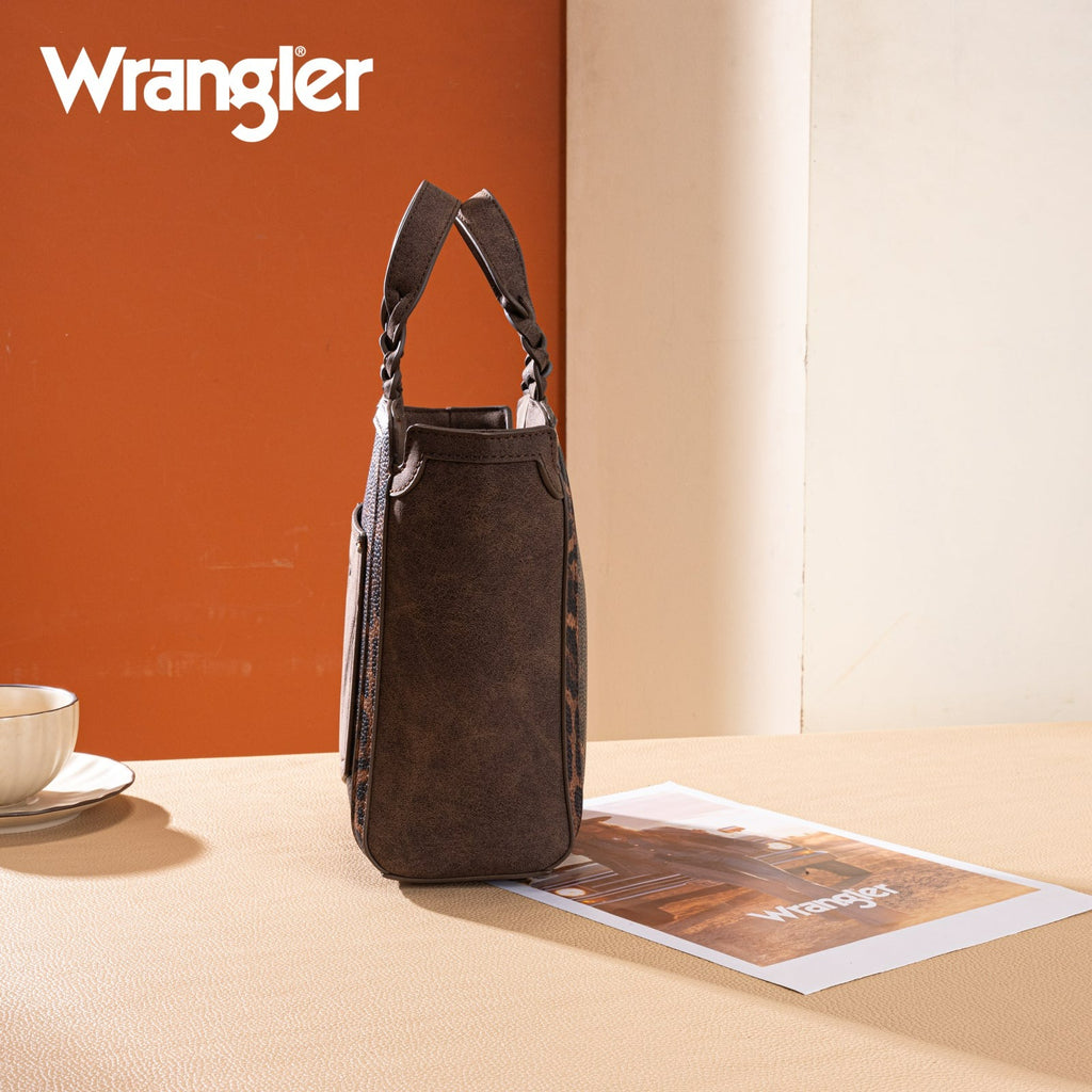 The Cat's Meow Tote Bag by Wrangler - Coffee