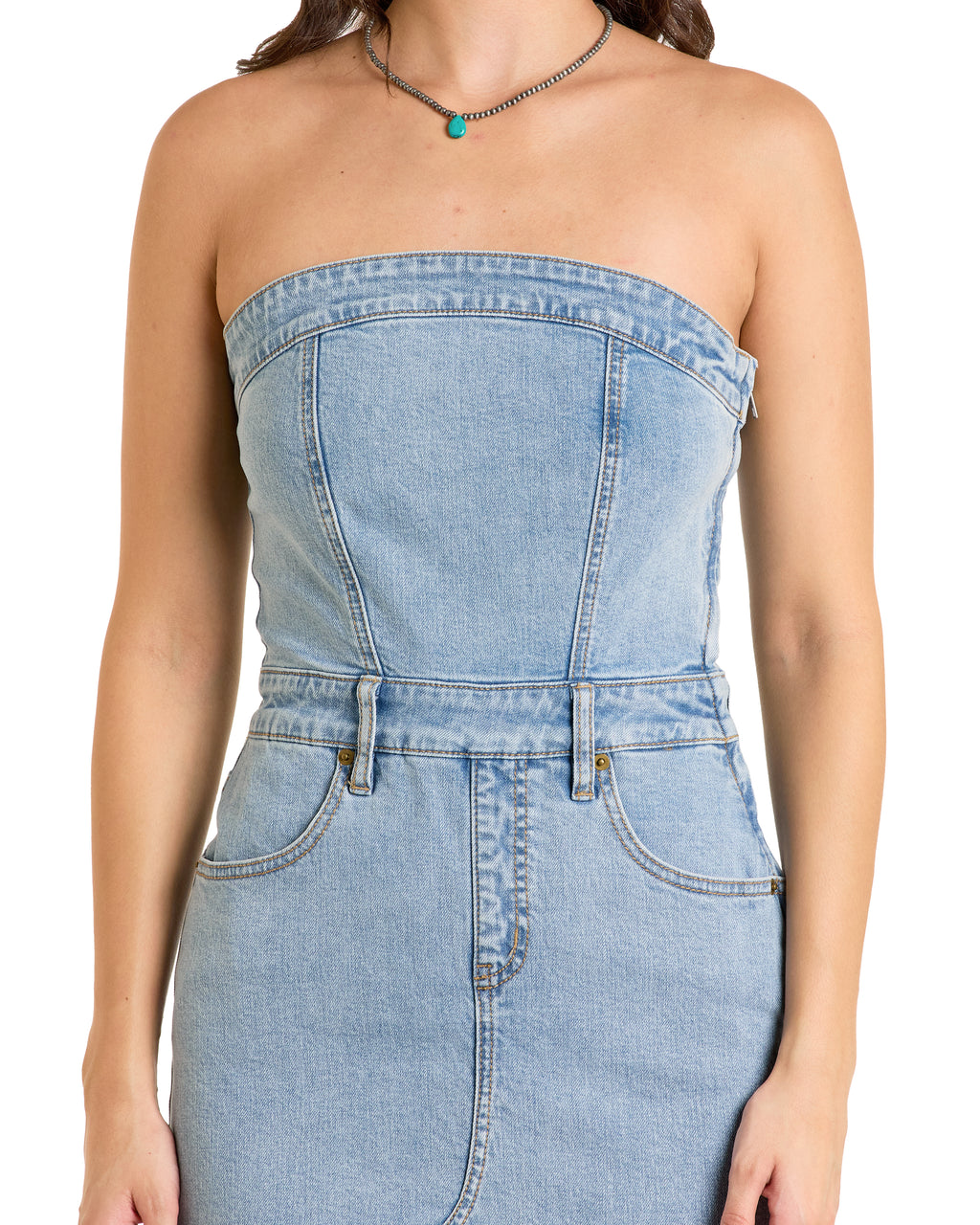 The Jessica Mae Jean Dress by Rock & Roll Denim