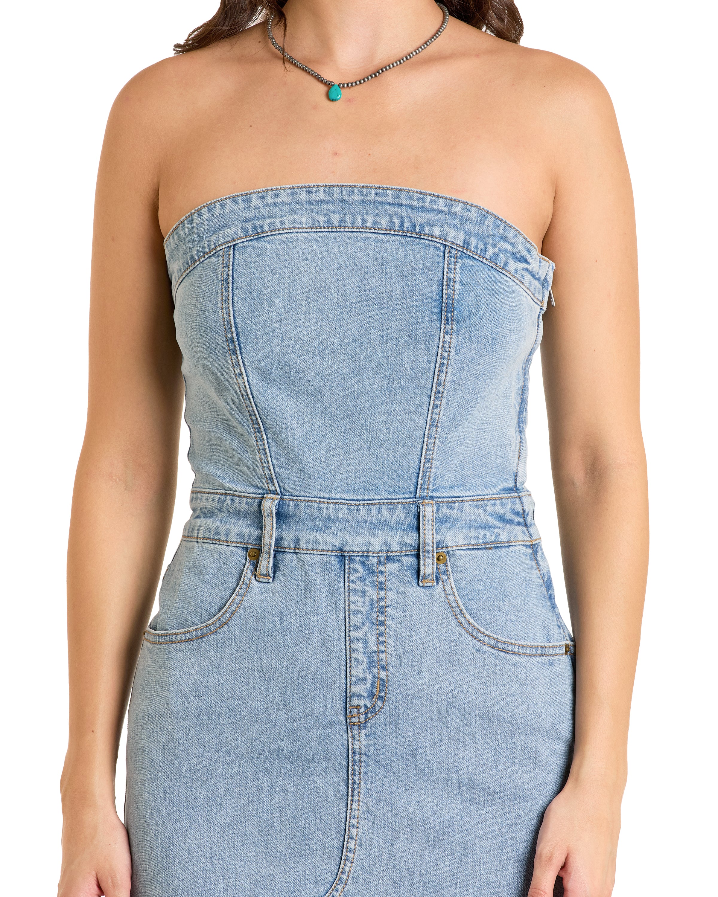 The Jessica Mae Jean Dress by Rock & Roll Denim