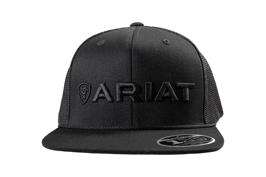 The Top Boss Hat By Ariat in Pure Black