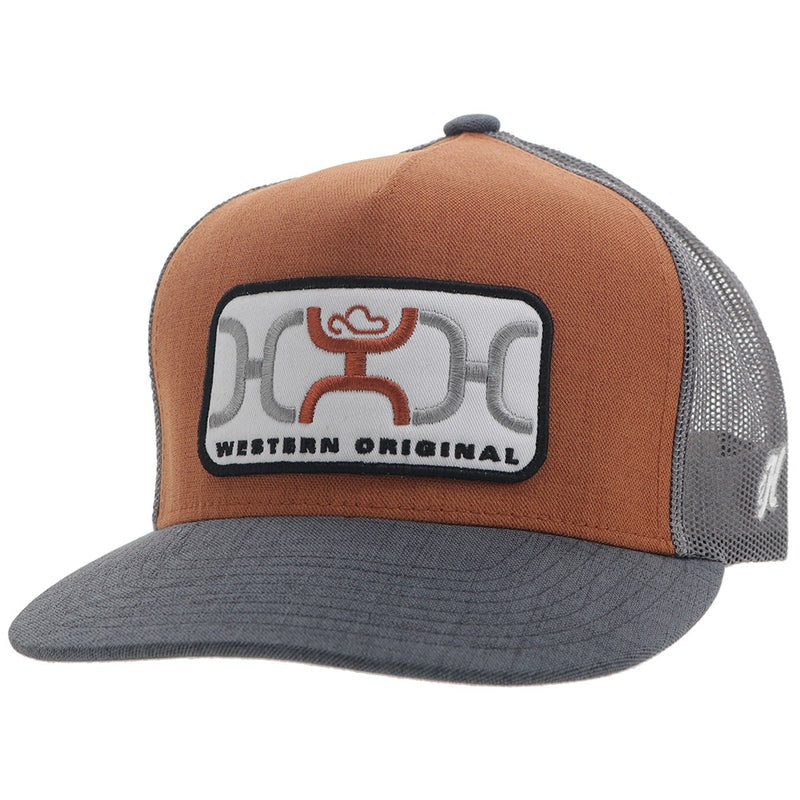 Gangsta Hat by Hooey - Burnt Orange/Grey