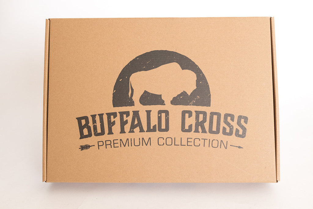 Premium White Buffalo Turquoise & Yellow Buffalo Cross Throw Blanket