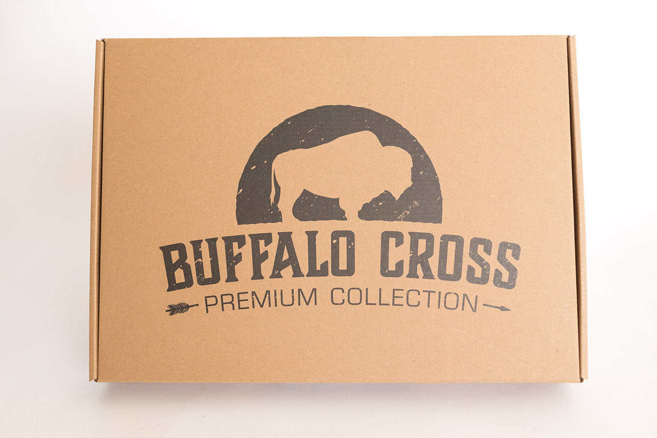 Premium White Buffalo Turquoise & Yellow Buffalo Cross Throw Blanket