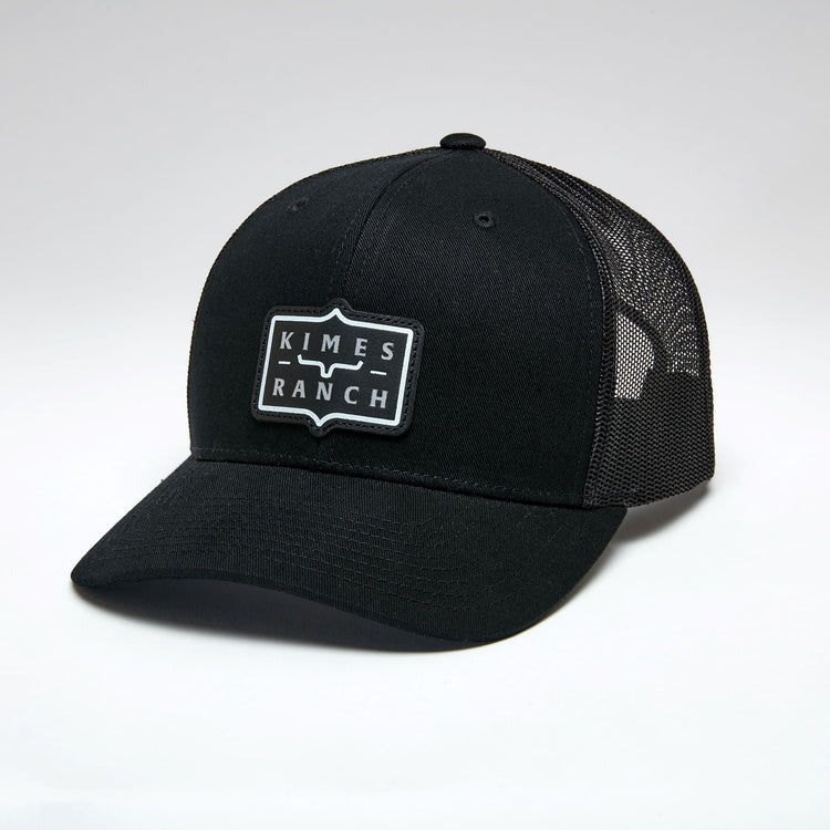 Sheriden Trucker Hat in Black by Kimes Ranch
