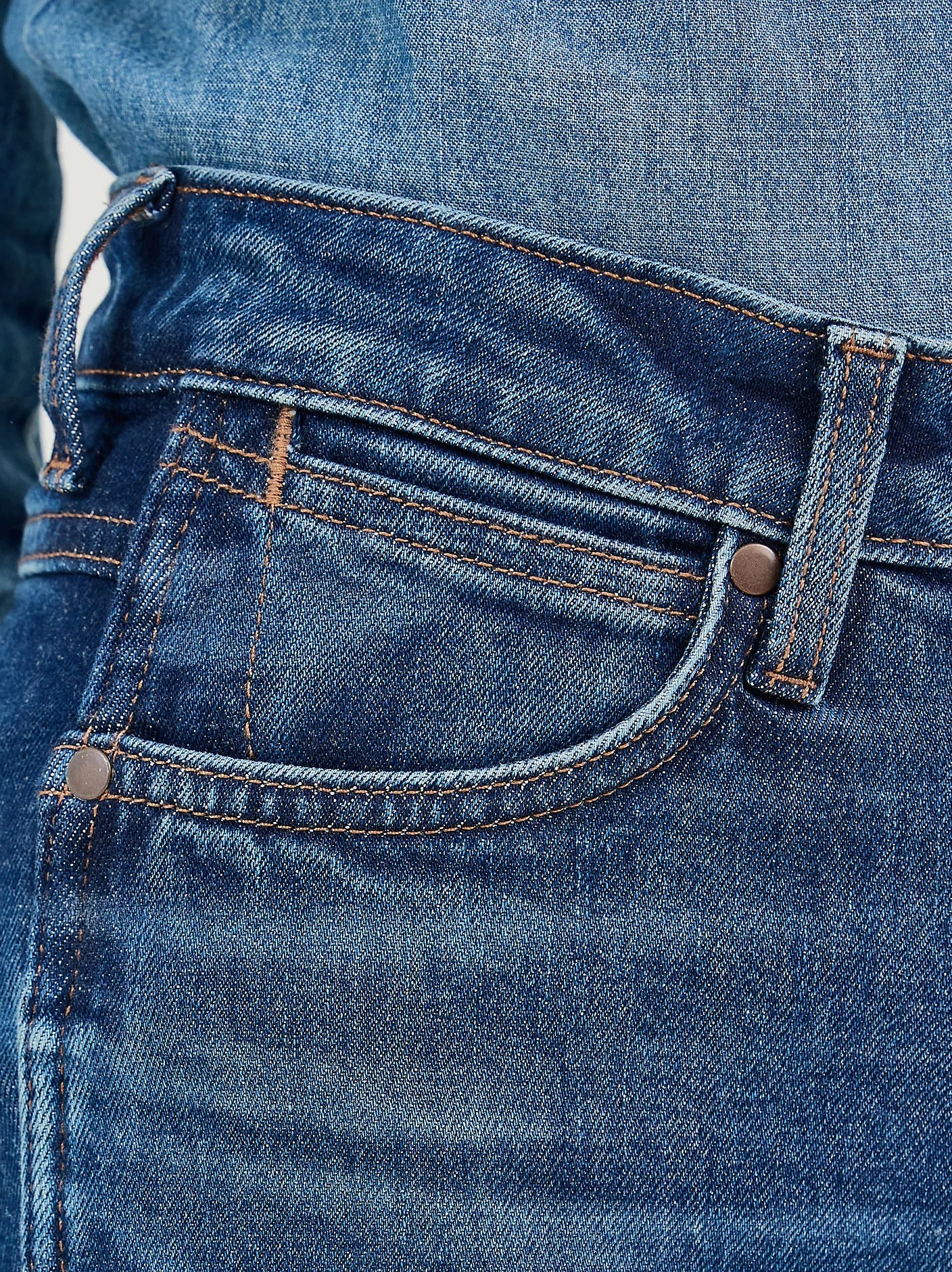 The Camrose Dark Wash Bailey High Rise Jeans by Wrangler