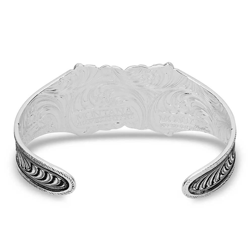 The Empowered Montana Legacy Cuff Bracelet by Montana Silversmiths
