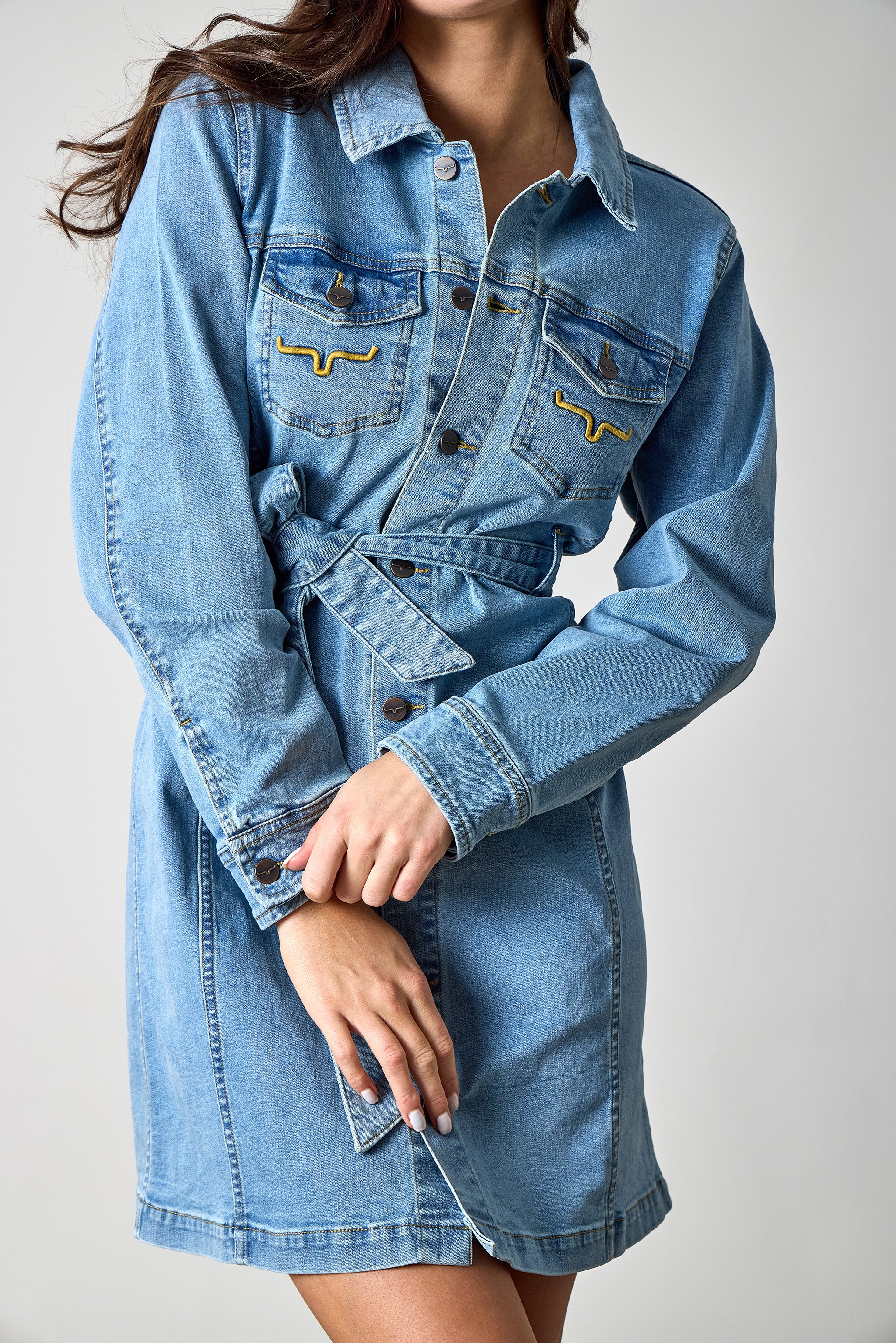 The Winslow Trucker Dress by Kimes Ranch