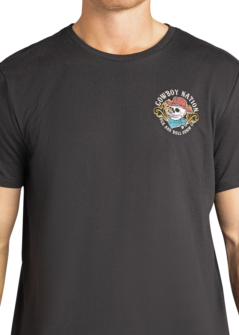 Cowboy Nation Skull Tee by Rock & Roll Denim