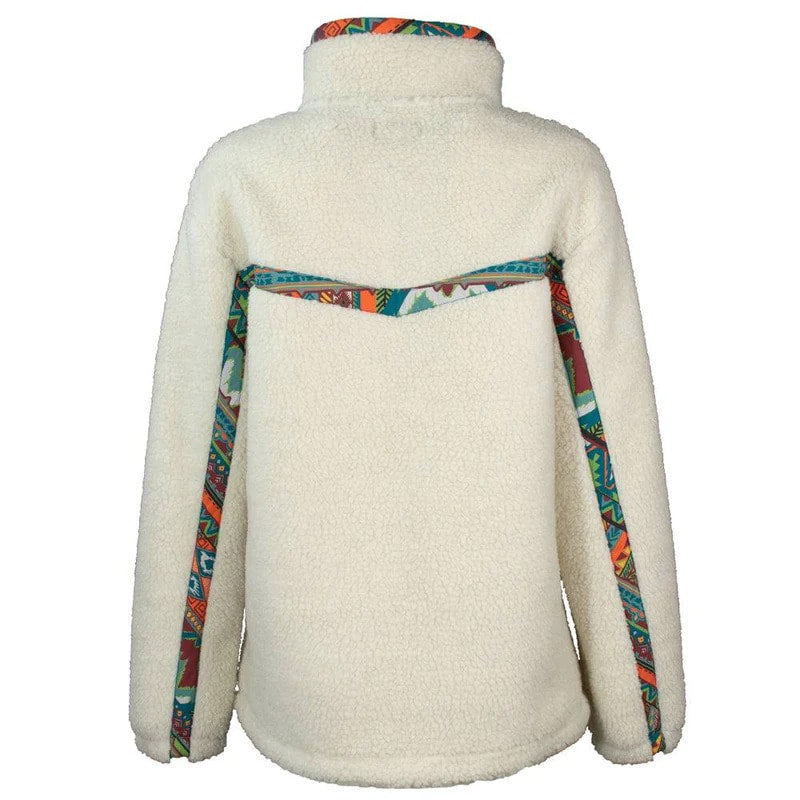 The Kansas Sherpa Pullover by Hooey - Cremello