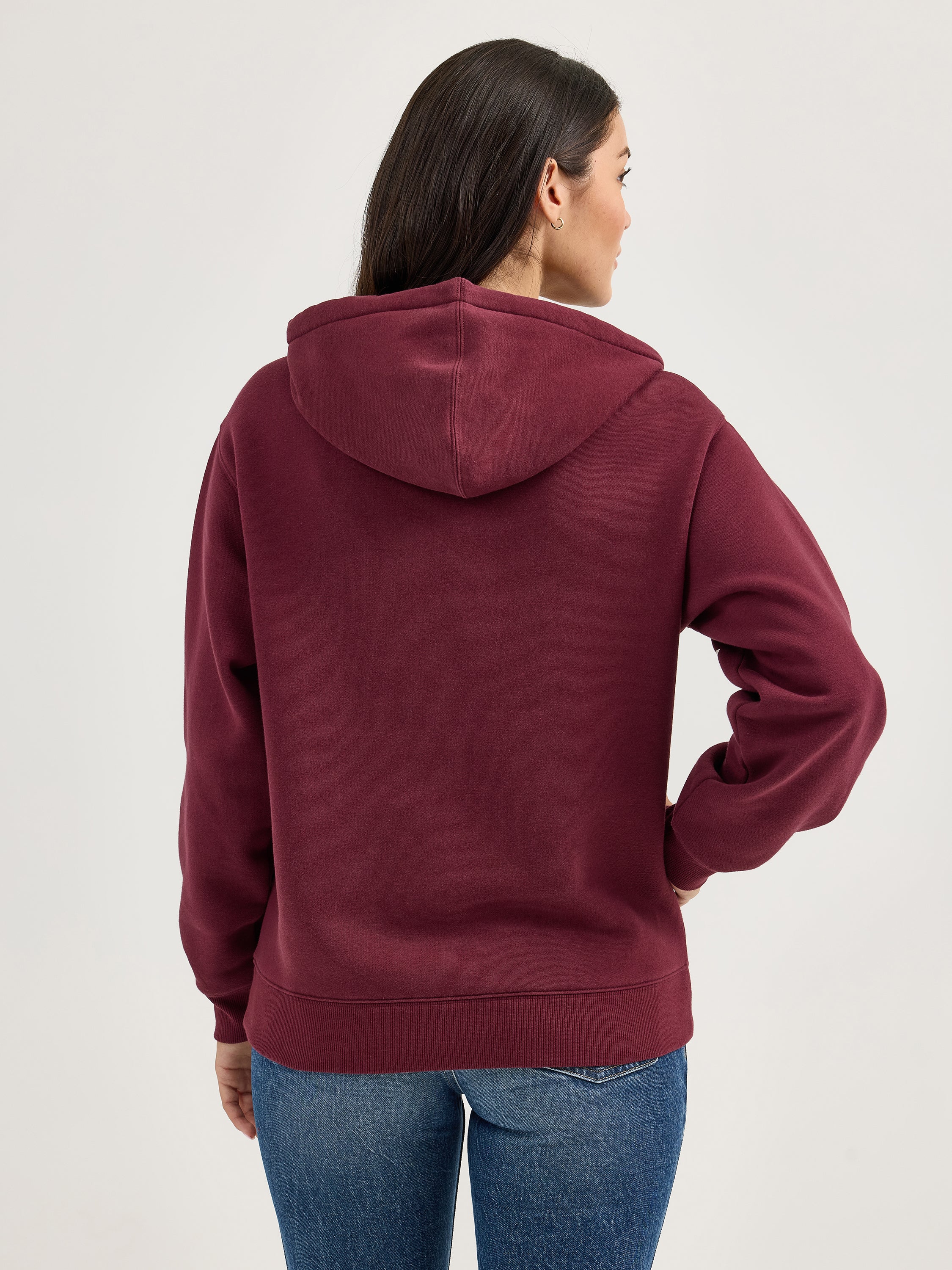 The Represent Hoodie by Wrangler Retro - Maroon