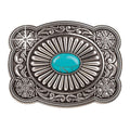 The Turquoise Beauty Belt Buckle by Blazin’ Roxx