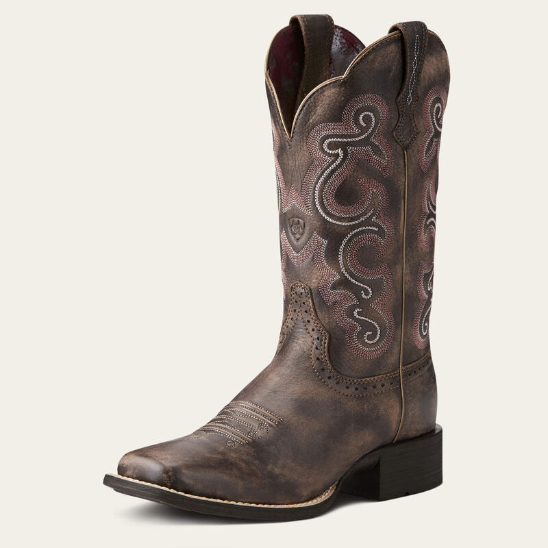 The Quincey Jane Boot by ARIAT in Bomber Jacket Grey/Brown