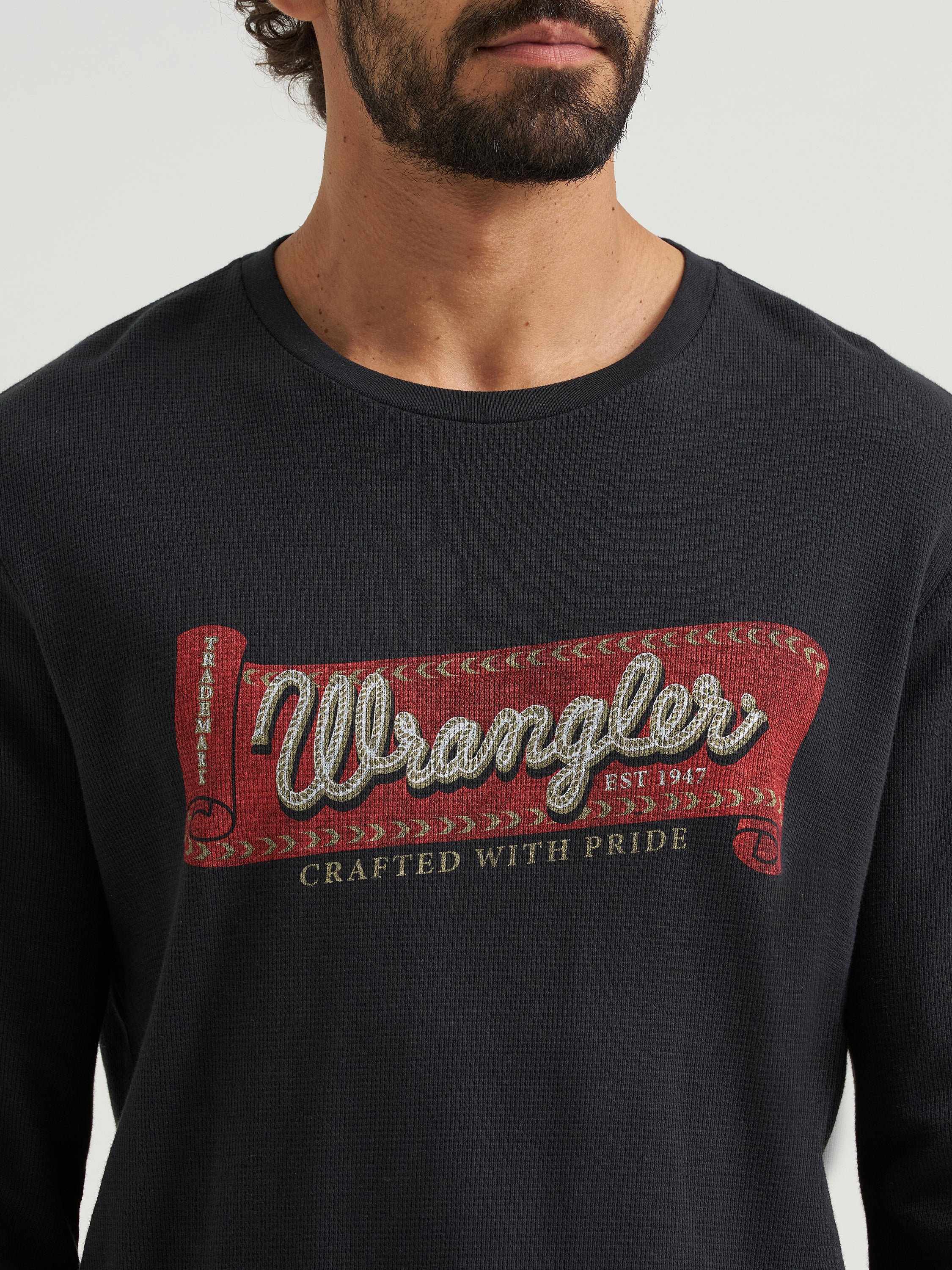 The Carolina Roper L/S Thermal Tee by Wrangler