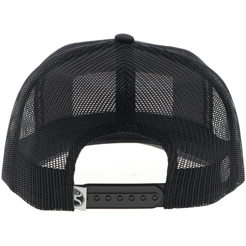 The Rank Stock Hat by Hooey in Black/Black Patch