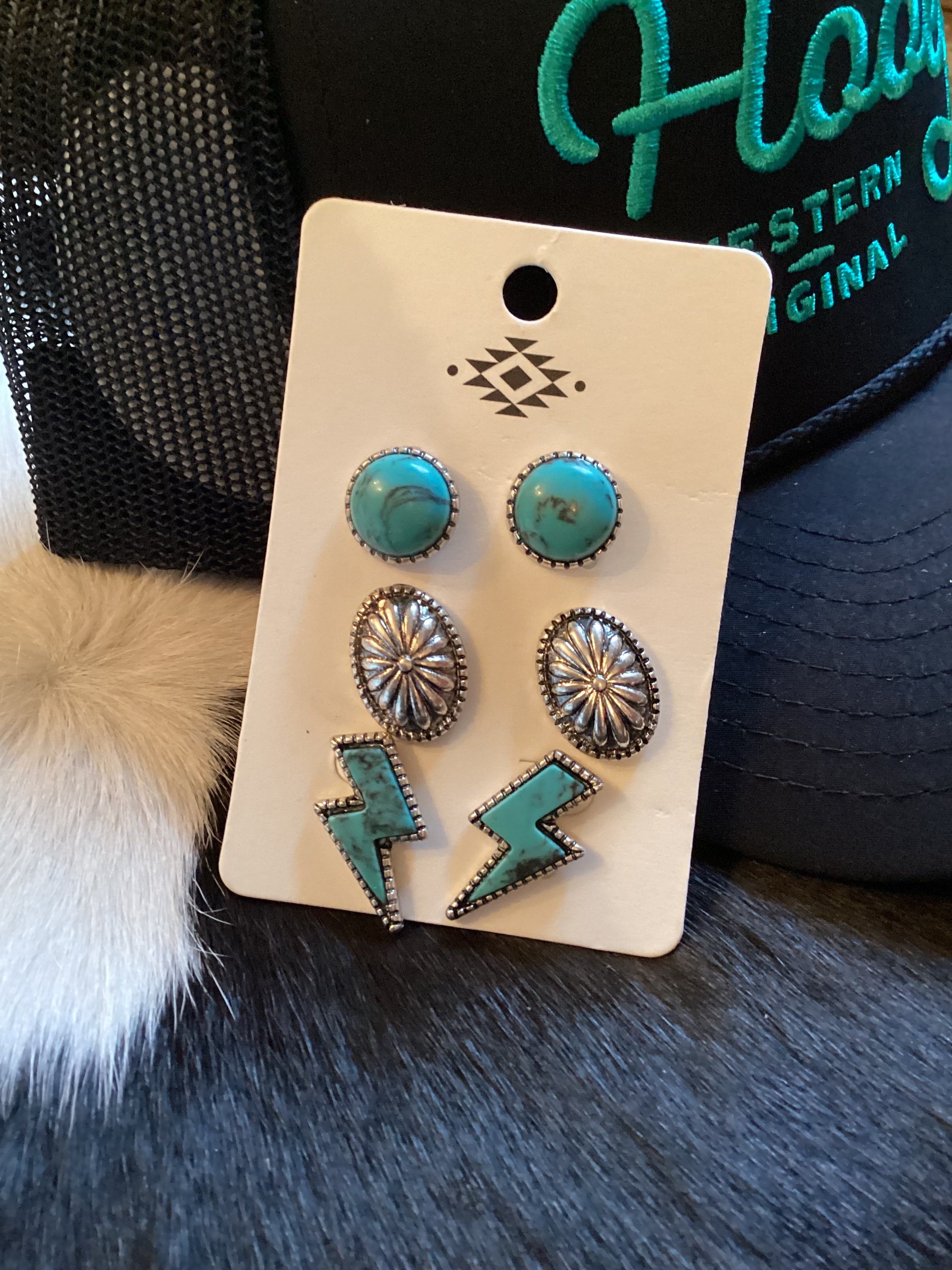 Bring the Thunder 3 pack Earring Set