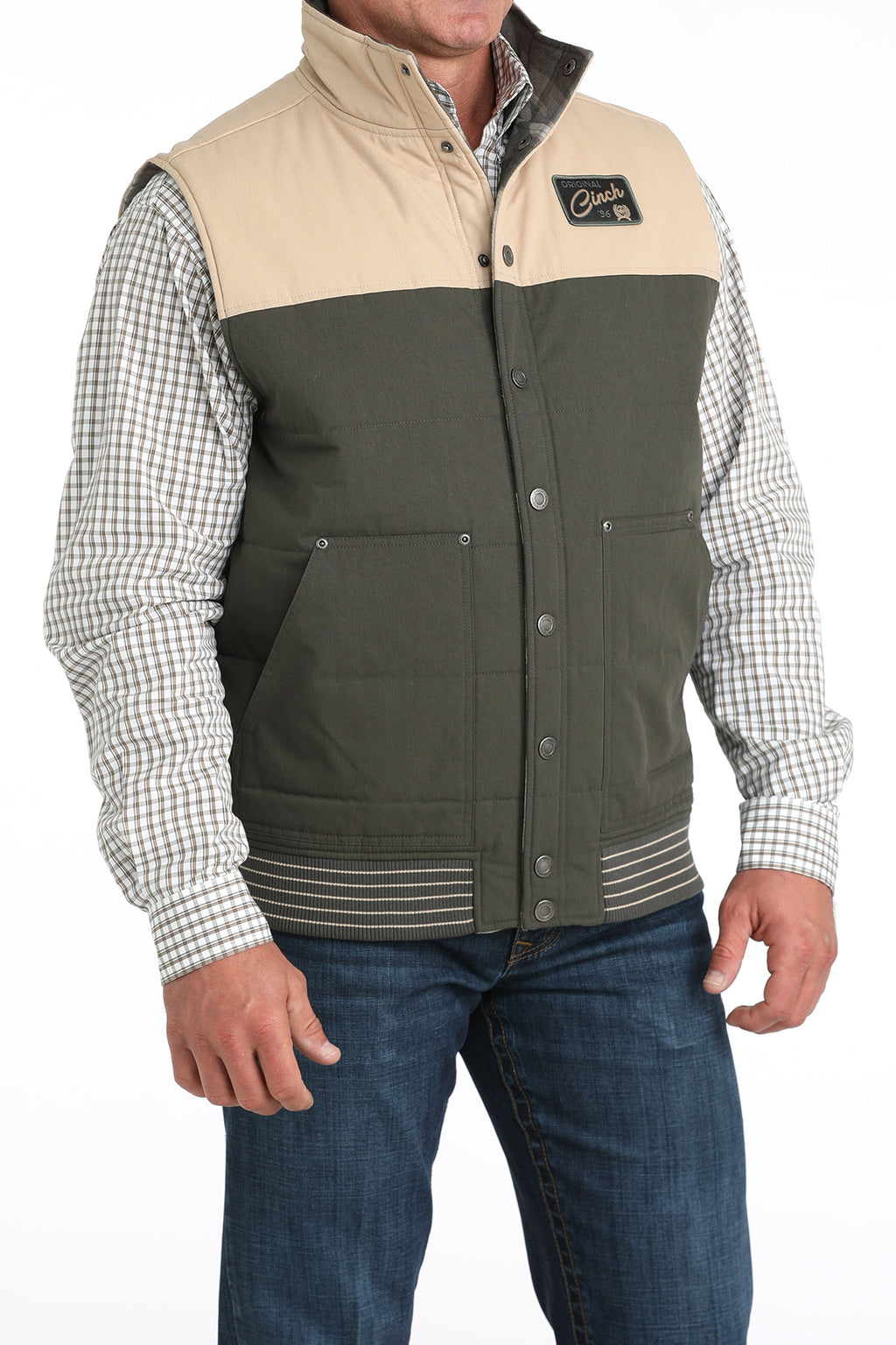 The River's Bend Men's Reversible Vest by Cinch