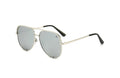 Jaden Aviator Sunglasses in Silver Phoenix by American Bonfire