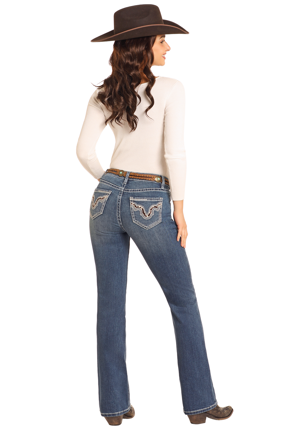 Cowhide Riding Jean by Rock & Roll Denim