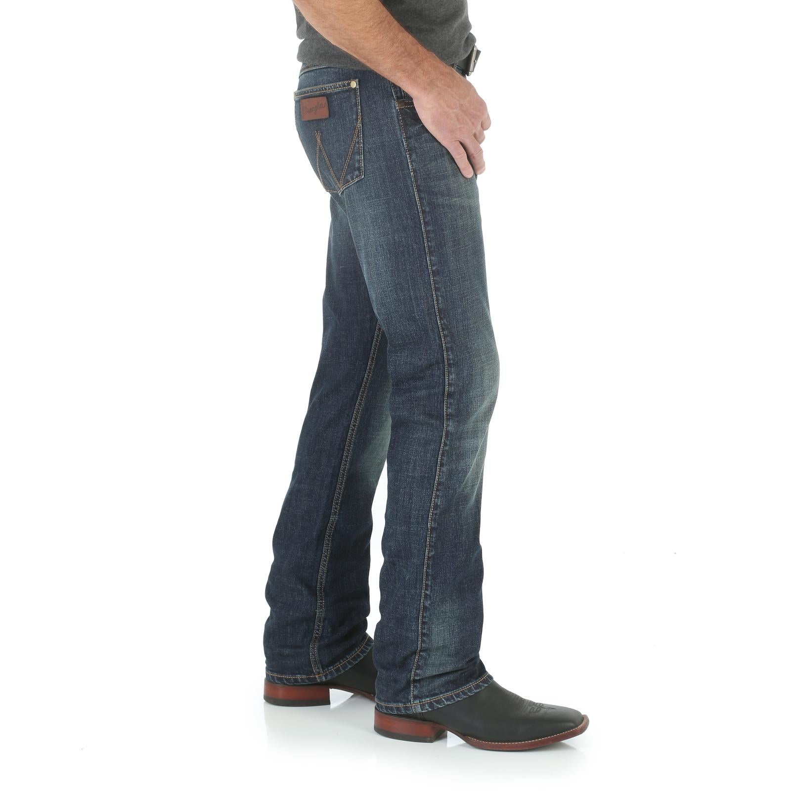 The Bozeman Slim Straight Jeans by Wrangler
