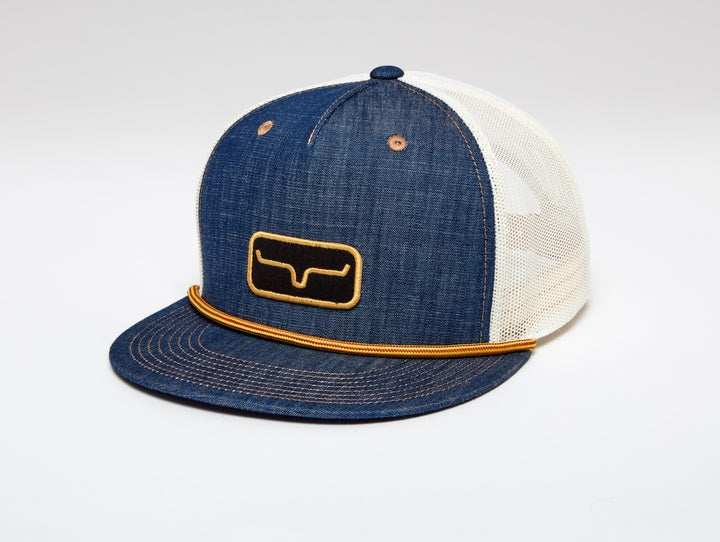 Workhard Trucker Hat by Kimes Ranch - Denim