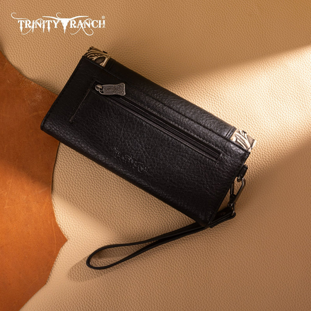 The Savannah Wristlet by Trinity Ranch - Black