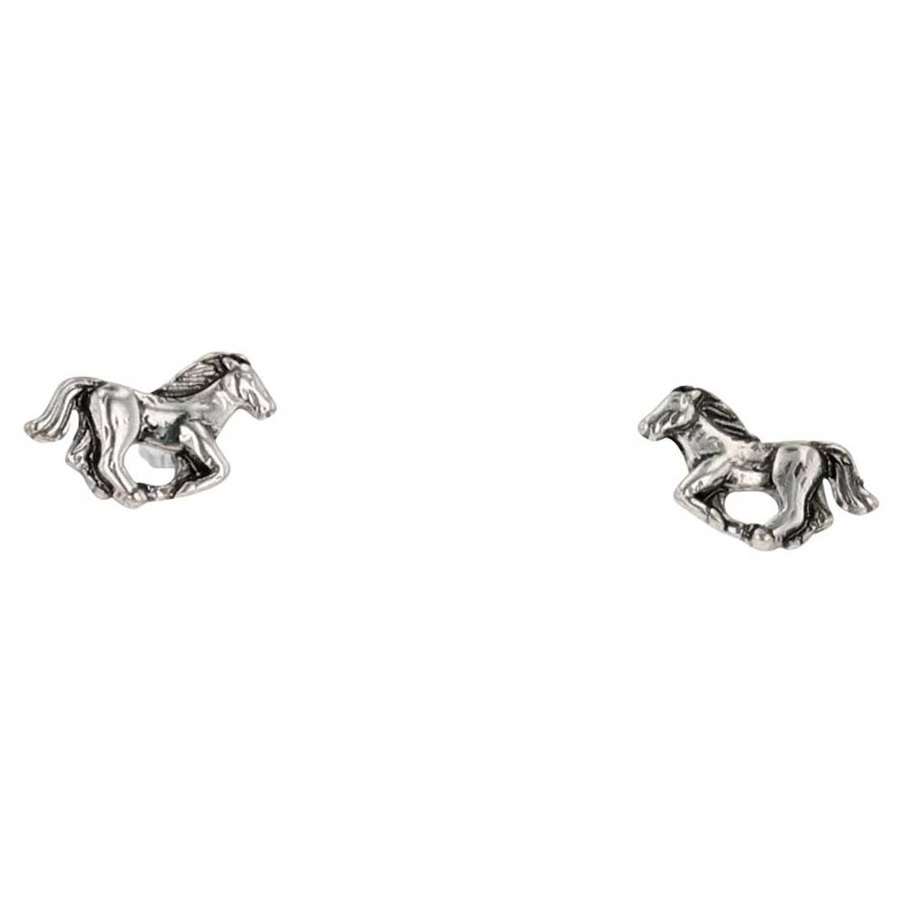 The Running Horses Attitude Earrings by Montana Silversmiths