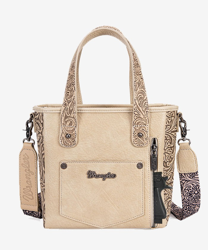 The High Brow Cat Wrangler Purse in Cremello