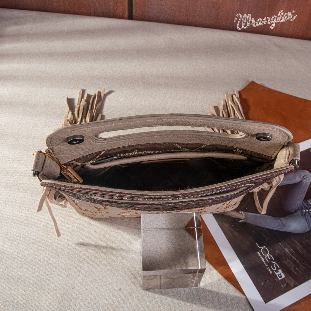 The Boot Stitch Babe Purse by Wrangler in Latte